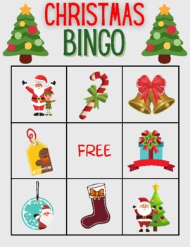 Christmas Bingo Small Group Game (9 Different Bingo Cards) | TPT