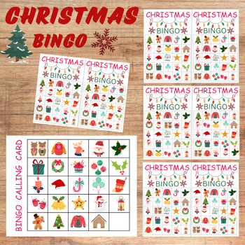 Christmas Bingo game printable, Christmas Party Icebreaker by jarunee ...