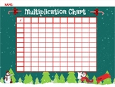 Christmas Blank Multiplication Charts