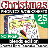Christmas Blends and Digraphs Activities | Christmas Phonics