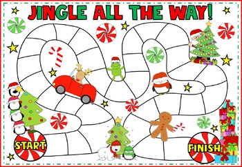 Free Printable Christmas Editable Board Game