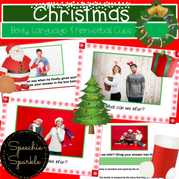 Preview of Christmas Body Language - Google Slides and PDF (Distance Learning)