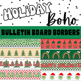 Christmas Boho Bulletin Board Borders