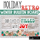 Christmas Boho Retro Bulletin Board December Winter Our Cl