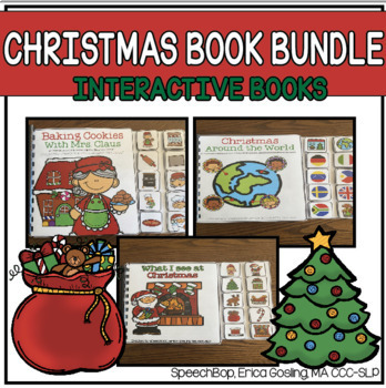 Preview of Christmas Book Bundle - 3 Interactive Books