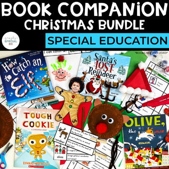 Preview of Christmas Book Companions Bundle | Special Education | Set 1