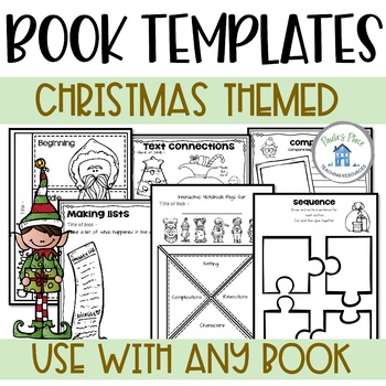 Preview of Christmas Book Activities For Any Book