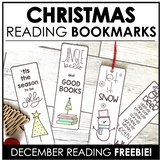 Christmas Bookmarks - Color Your Own Holiday Bookmark - FREEBIE