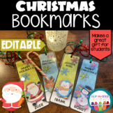 Christmas Bookmarks Editable