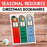 Christmas Bookmarks Freebie Activity for Students