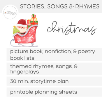 Preview of Christmas  |  Books, Songs, and Rhymes