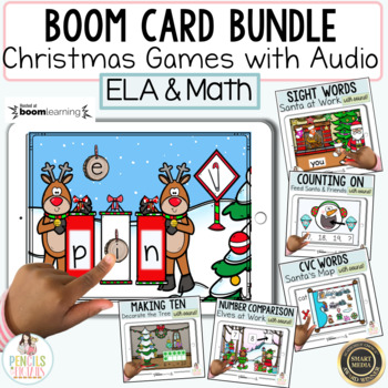 Preview of Christmas Boom™ Cards Digital Bundle | Kindergarten | PreK | First Grade