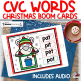 Christmas Boom Cards | CVC Words | Short Vowels