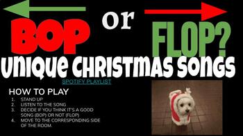 Preview of Christmas Bop or Flop - Holiday Party Activities!