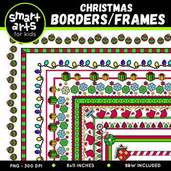 Preview of Christmas Borders Clip Art