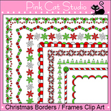 Christmas Clip Art Page Borders Set 3