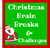Christmas Brain Breaks and Challenge Cards