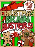 Christmas Brain Busters: Math Logic Problems {ALL 4 OPERATIONS}
