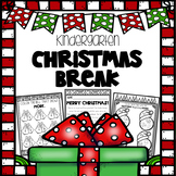 Christmas Break Packet - Kindergarten