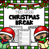 Christmas Break Packet - Third Grade