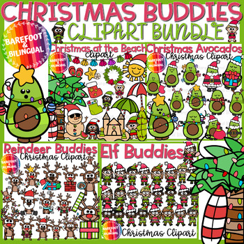 Preview of Christmas Clipart Bundle - Christmas Buddies