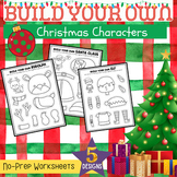 Christmas Build Your Own Characters (5 Cool Designs)- Hand