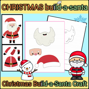 Christmas Build a Santa craft Scissor - around the World - WINTER ...