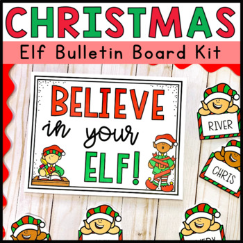 Preview of Christmas Bulletin Board Believe in Your Elf