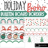 Christmas Bulletin Board Borders Boho Retro Holidays Borde