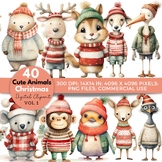 Christmas Bulletin Board Christmas Clipart Cute Animals Fo