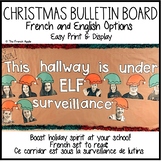 Christmas Bulletin Board Display | French & English | Tabl
