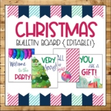 Christmas Bulletin Board {EDITABLE!}