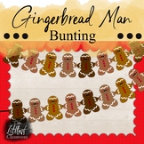 Christmas Bulletin Board Gingerbread Man Bunting | Christm