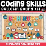 Christmas Bulletin Board Kit Computer Lab Decor - Coding Theme