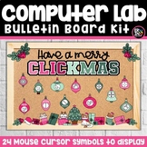 Christmas Bulletin Board Kit Computer Lab Decor - Mouse Cu