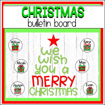 Preview of Christmas Bulletin Board Kit * December Door Decor * Classroom Decor