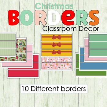 Preview of Christmas Bulletin Board Kit (borders & letters)