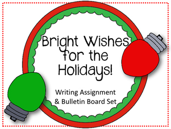 Preview of Christmas Bulletin Board and Writing Assignment. My Wish for the Holiday