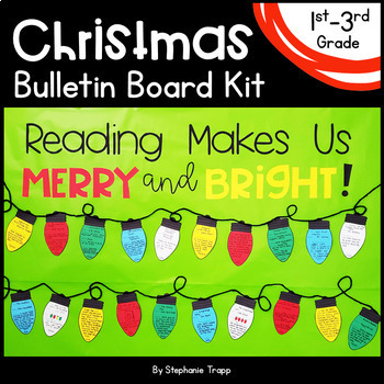 Preview of Christmas Bulletin Board for First, Second and Third Grade