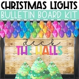 Christmas Bulletin Board or Door Decor - Christmas Lights Theme