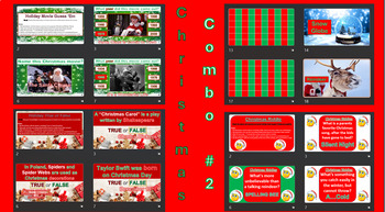 Preview of Christmas Bundle 2 (Movie Guess, True or False, Picture Reveal, Riddles)