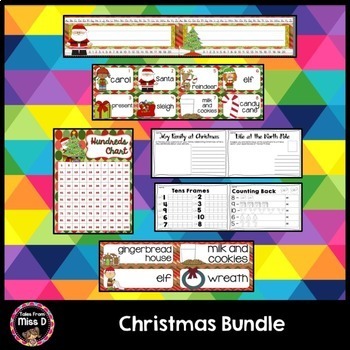 Download Christmas Bundle by Tales From Miss D | Teachers Pay Teachers
