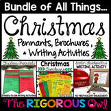 Christmas Bundle - Brochures, Pennants, Writing Activities