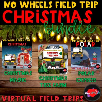 Preview of Christmas Bundle- Virtual Field Trips - Distance Learning