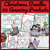 Christmas Bundle: Worksheets, Craft Templates, Printables 