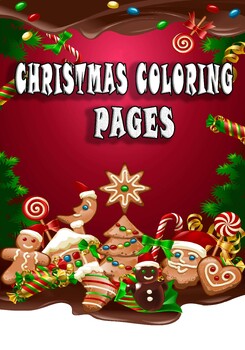 Preview of Christmas Bundle of Coloring Printable Book for Kids