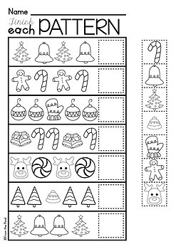 Christmas Activities For Kindergarten Math And Literacy