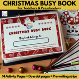 Christmas Busy Book for Toddlers | Christmas activities | 
