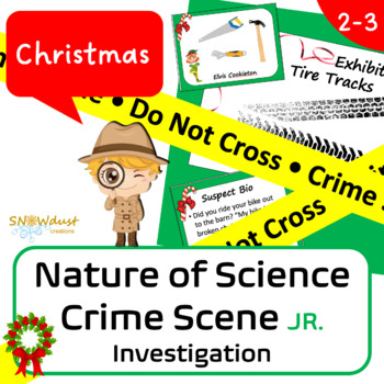 Preview of Christmas CSI Science Mystery JR: nature of science SEP