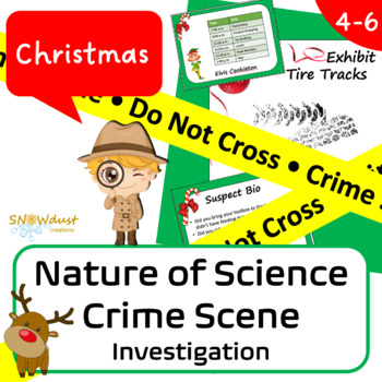 Preview of Christmas CSI Science Mystery: nature of science SEP